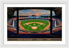 Load image into Gallery viewer, Tiger Stadium 1989 - Framed Print
