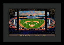 Load image into Gallery viewer, Tiger Stadium 1989 - Framed Print
