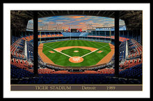 Load image into Gallery viewer, Tiger Stadium 1989 - Framed Print
