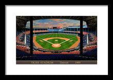 Load image into Gallery viewer, Tiger Stadium 1989 - Framed Print
