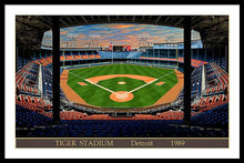 Load image into Gallery viewer, Tiger Stadium 1989 - Framed Print
