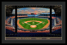 Load image into Gallery viewer, Tiger Stadium 1989 - Framed Print
