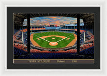 Load image into Gallery viewer, Tiger Stadium 1989 - Framed Print
