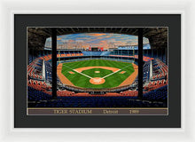 Load image into Gallery viewer, Tiger Stadium 1989 - Framed Print
