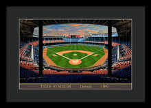 Load image into Gallery viewer, Tiger Stadium 1989 - Framed Print
