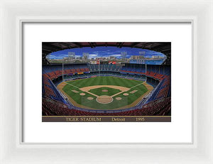 Tiger Stadium 1995 - Framed Print