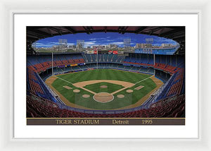 Tiger Stadium 1995 - Framed Print