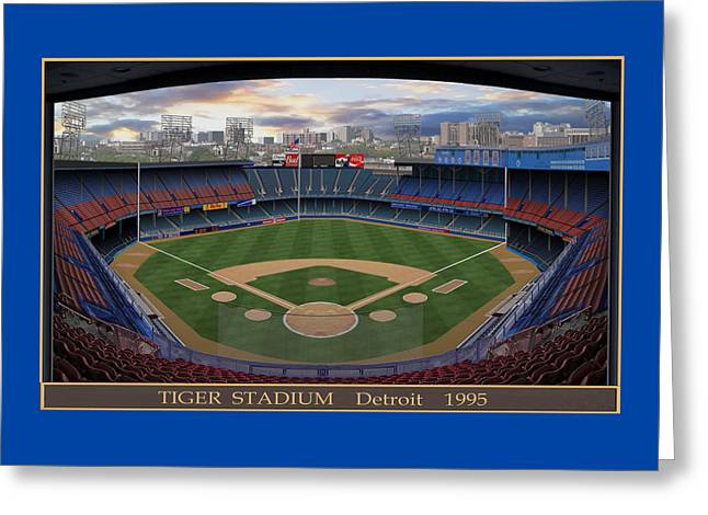 Tiger Stadium 1995 - Greeting Card