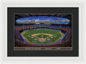 Tiger Stadium 1995 - Framed Print