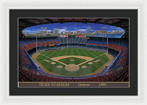 Tiger Stadium 1995 - Framed Print