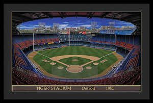 Tiger Stadium 1995 - Framed Print