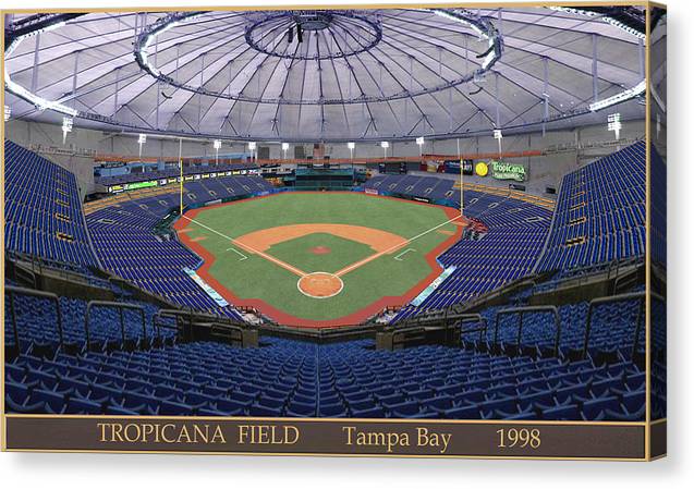 Tropicana Field 1998 - Canvas Print