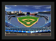 Load image into Gallery viewer, Turner Field 1999 - Framed Print
