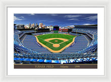 Load image into Gallery viewer, Turner Field 1999 - Framed Print
