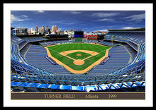 Load image into Gallery viewer, Turner Field 1999 - Framed Print
