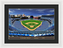 Load image into Gallery viewer, Turner Field 1999 - Framed Print
