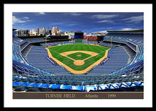 Load image into Gallery viewer, Turner Field 1999 - Framed Print
