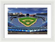 Load image into Gallery viewer, Turner Field 1999 - Framed Print
