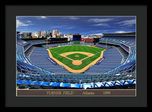 Load image into Gallery viewer, Turner Field 1999 - Framed Print
