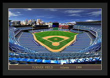 Load image into Gallery viewer, Turner Field 1999 - Framed Print
