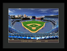 Load image into Gallery viewer, Turner Field 1999 - Framed Print
