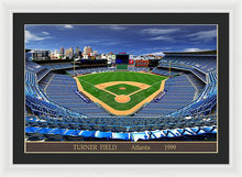 Load image into Gallery viewer, Turner Field 1999 - Framed Print
