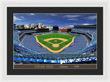 Load image into Gallery viewer, Turner Field 1999 - Framed Print
