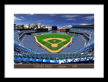 Load image into Gallery viewer, Turner Field 1999 - Framed Print
