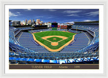 Load image into Gallery viewer, Turner Field 1999 - Framed Print
