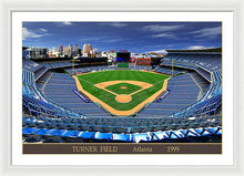 Load image into Gallery viewer, Turner Field 1999 - Framed Print
