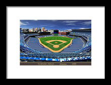 Load image into Gallery viewer, Turner Field 1999 - Framed Print
