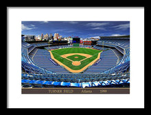 Load image into Gallery viewer, Turner Field 1999 - Framed Print
