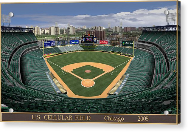 Cell Stadium U.S. Cellular Field 2005 - Acrylic Print – classicballpark.com