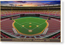 Load image into Gallery viewer, Veterans Stadium 1971 - Canvas Print
