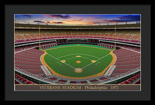 Load image into Gallery viewer, Veterans Stadium 1971 - Framed Print
