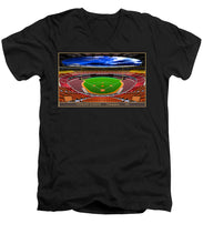 Load image into Gallery viewer, Veterans Stadium 1971 - Men's V-Neck T-Shirt
