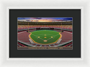 Veterans Stadium 1971 - Framed Print