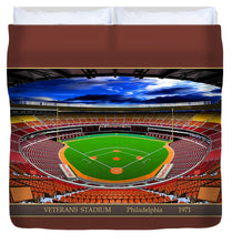 Load image into Gallery viewer, Veterans Stadium 1971 - Duvet Cover
