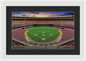 Veterans Stadium 1971 - Framed Print