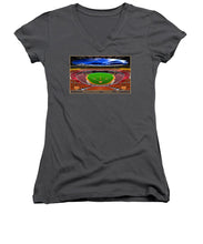 Load image into Gallery viewer, Veterans Stadium 1971 - Women's V-Neck
