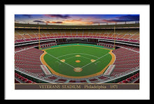 Load image into Gallery viewer, Veterans Stadium 1971 - Framed Print
