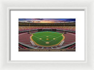 Veterans Stadium 1971 - Framed Print