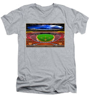 Load image into Gallery viewer, Veterans Stadium 1971 - Men's V-Neck T-Shirt
