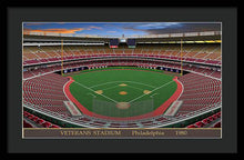 Load image into Gallery viewer, Veterans Stadium 1980 - Framed Print
