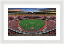 Load image into Gallery viewer, Veterans Stadium 1980 - Framed Print
