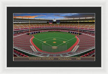 Load image into Gallery viewer, Veterans Stadium 1980 - Framed Print
