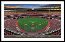 Load image into Gallery viewer, Veterans Stadium 1980 - Framed Print
