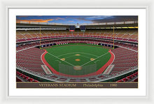 Load image into Gallery viewer, Veterans Stadium 1980 - Framed Print
