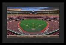 Load image into Gallery viewer, Veterans Stadium 1980 - Framed Print
