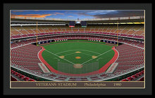 Load image into Gallery viewer, Veterans Stadium 1980 - Framed Print
